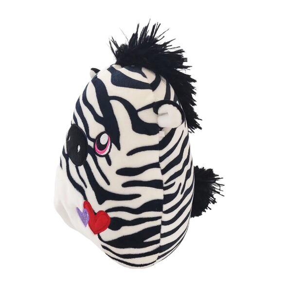 Kellytoy Squishmallows 8" Freddie The Zebra Valentine's Day Hearts 2020 Edition - Picture 5 of 8